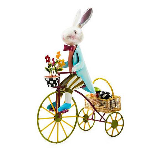 Calico Rabbit on Bike
