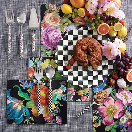 Courtly Check Supper Club Salad Serving Set