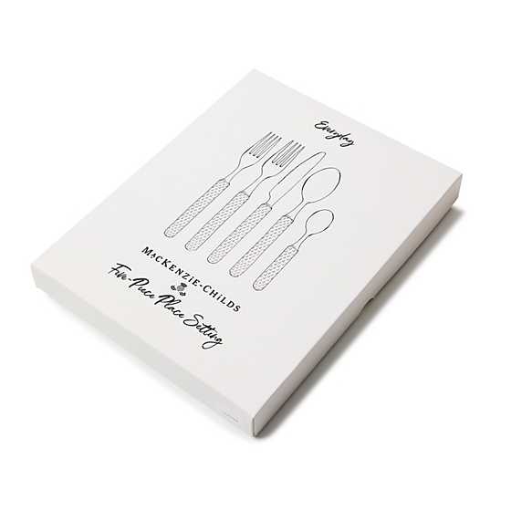 Everyday Black 5-Piece Place Setting