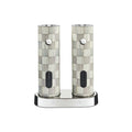 Sterling Check Electric Salt & Pepper Grinder Set