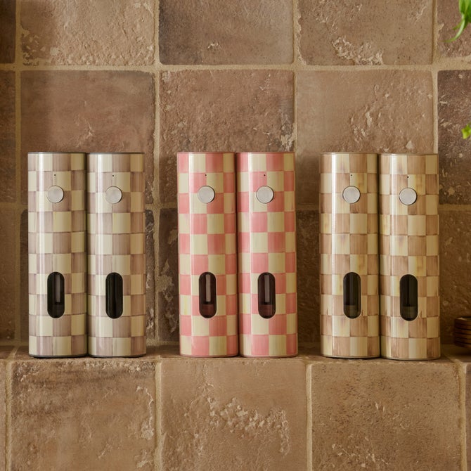 Rosy Check Electric Salt & Pepper Grinder Set