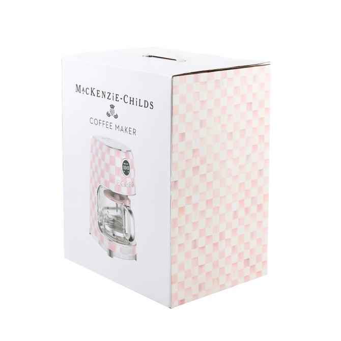 Rosy Check Drip Coffee Maker