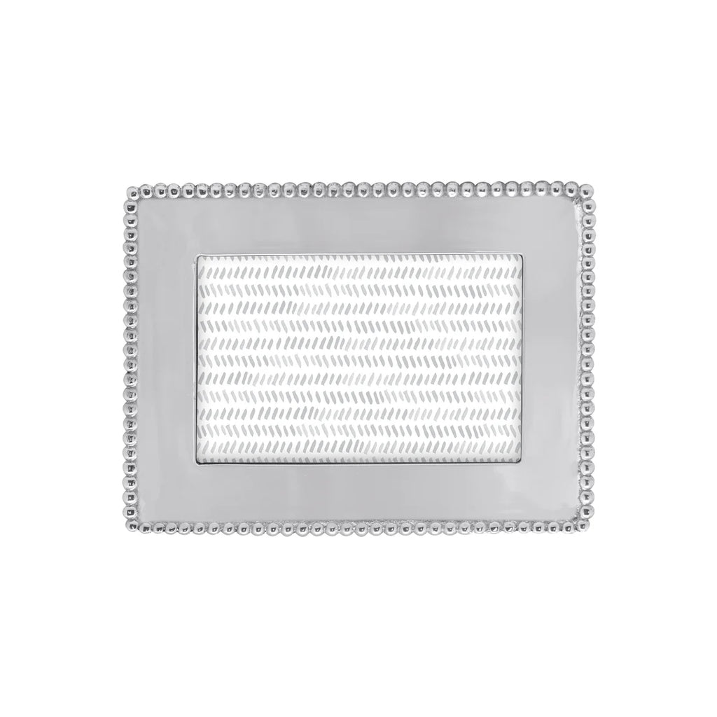 Beaded 4x6 Engraveable Frame