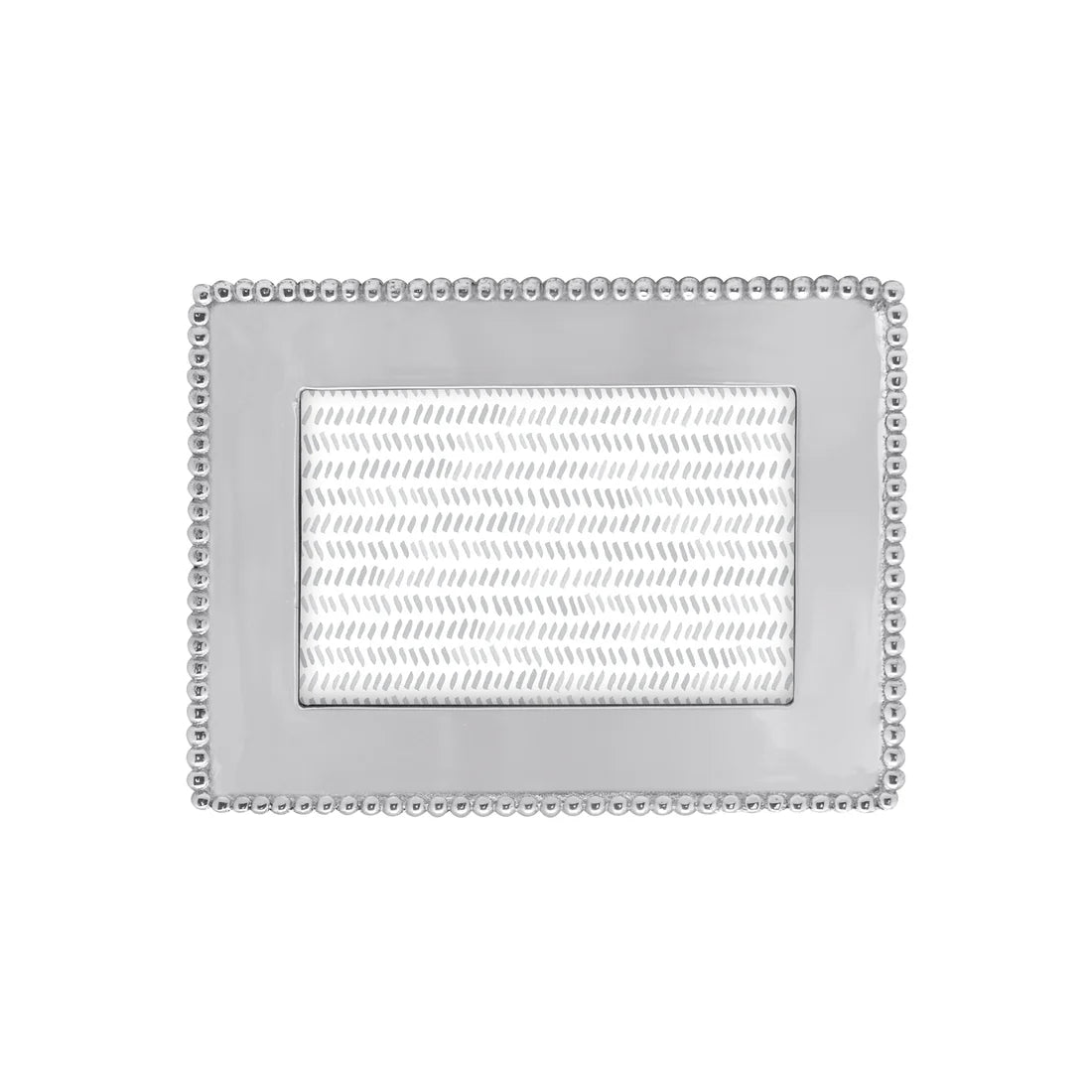 Beaded 4x6 Engraveable Frame