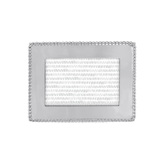 Beaded 4x6 Engraveable Frame