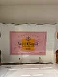 Large Scallop Tray Veuve Rose