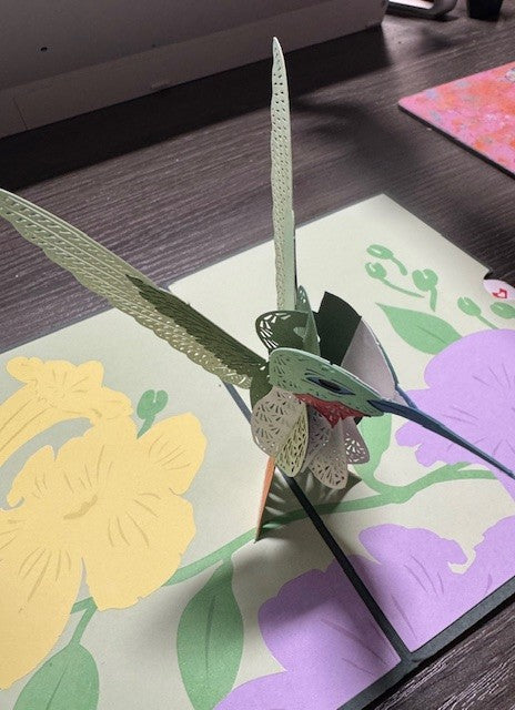 Hummingbird Pop Up Card