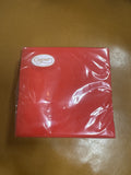 Paper Linen Solid Cocktail Red