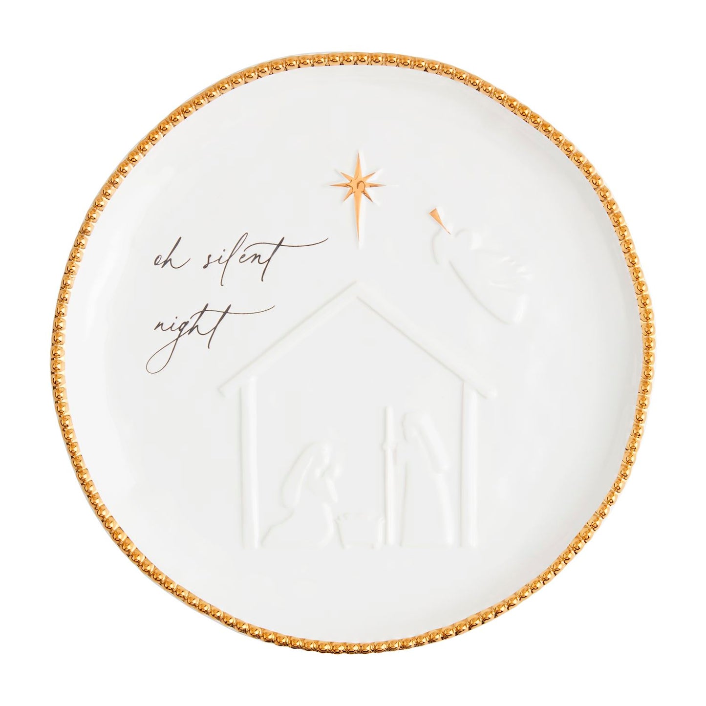 Round Nativity Platter