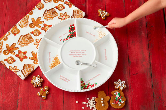 Christmas Cookie Decorating Tray Set