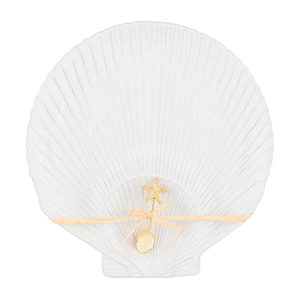 Fan Shell Chip & Dip Set