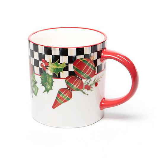 Deck the Halls Mugs, Set of 4