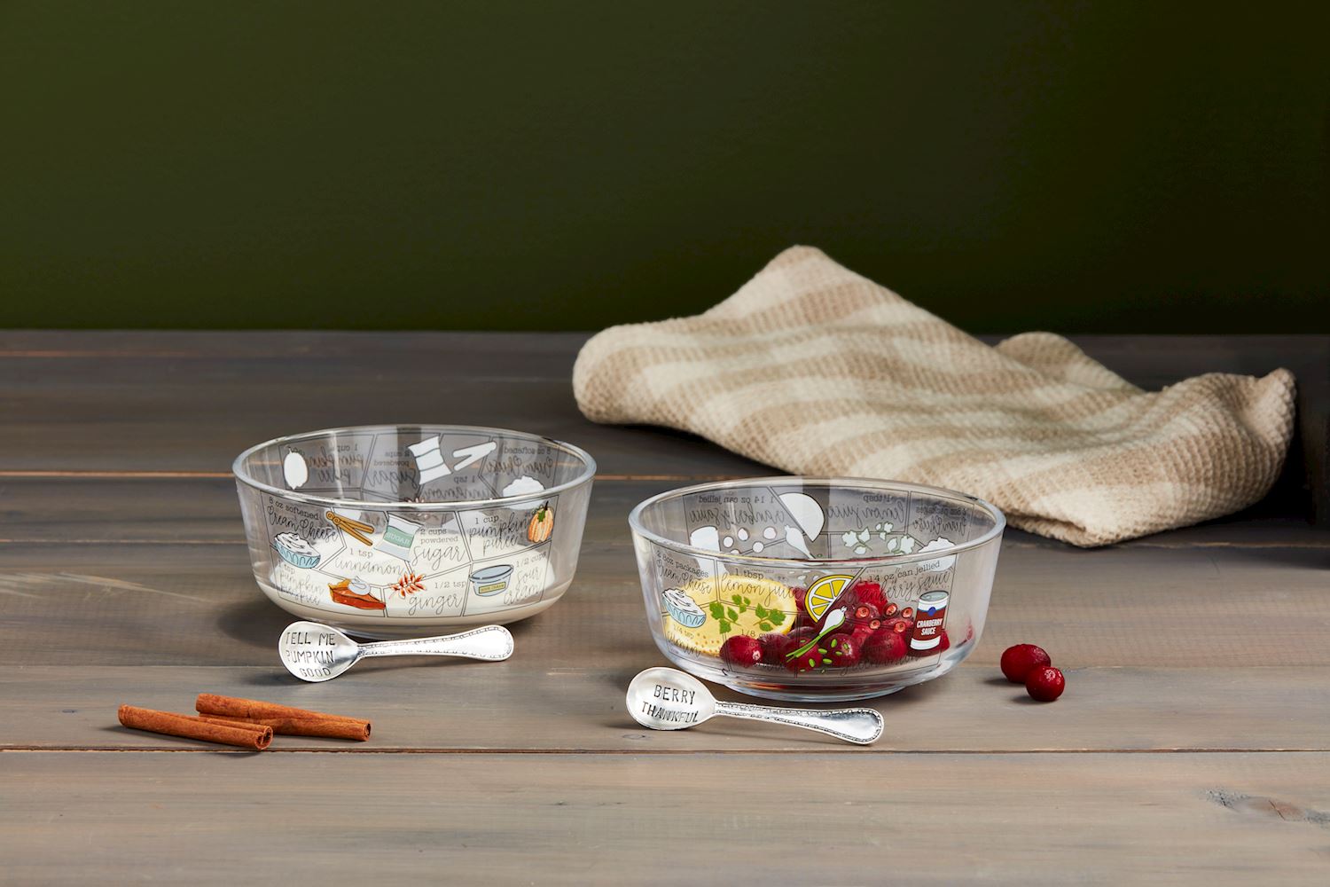 Cranberry Fall Dip Recipe Tidbit Set