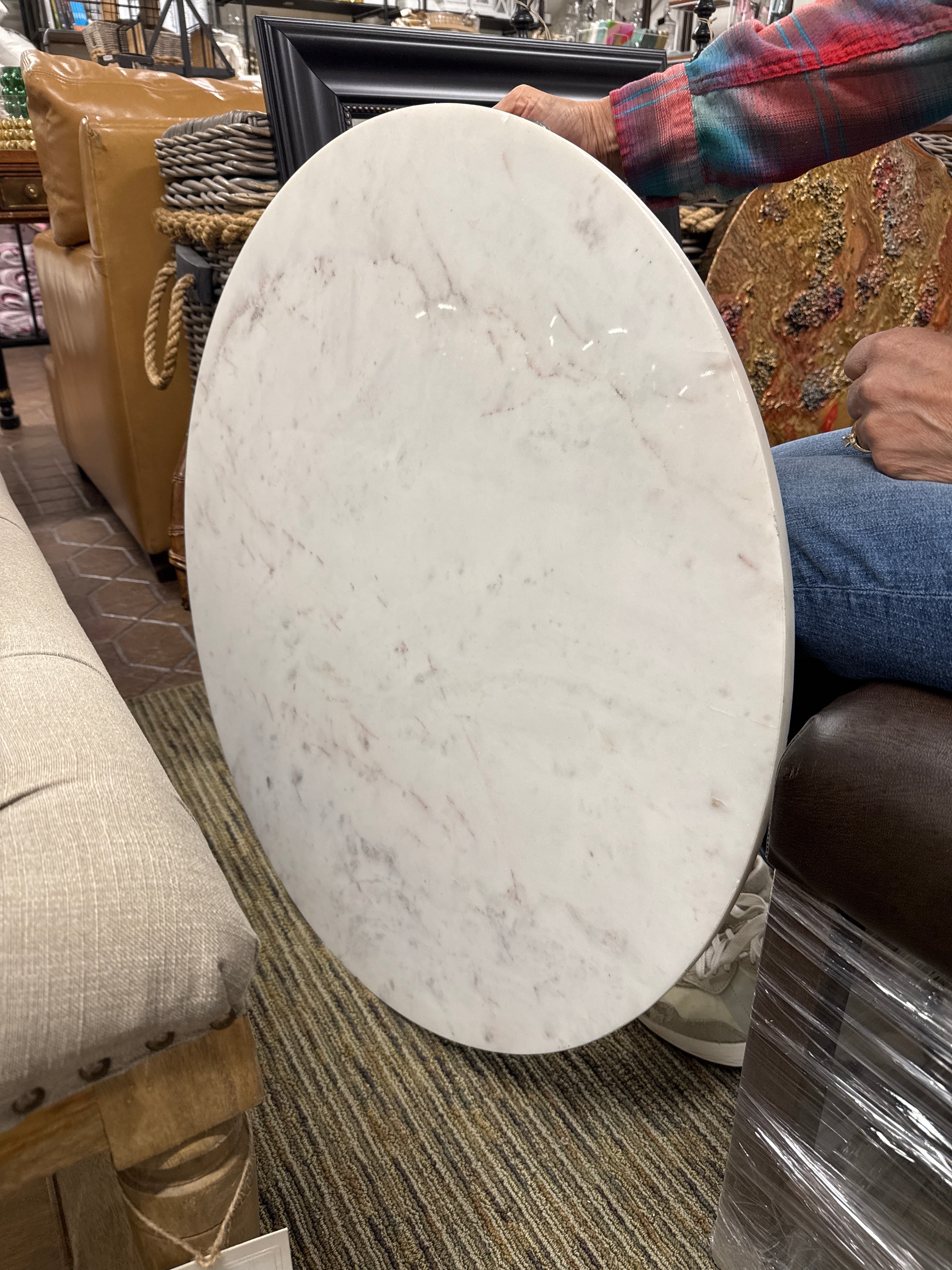 Round Marble Table Top