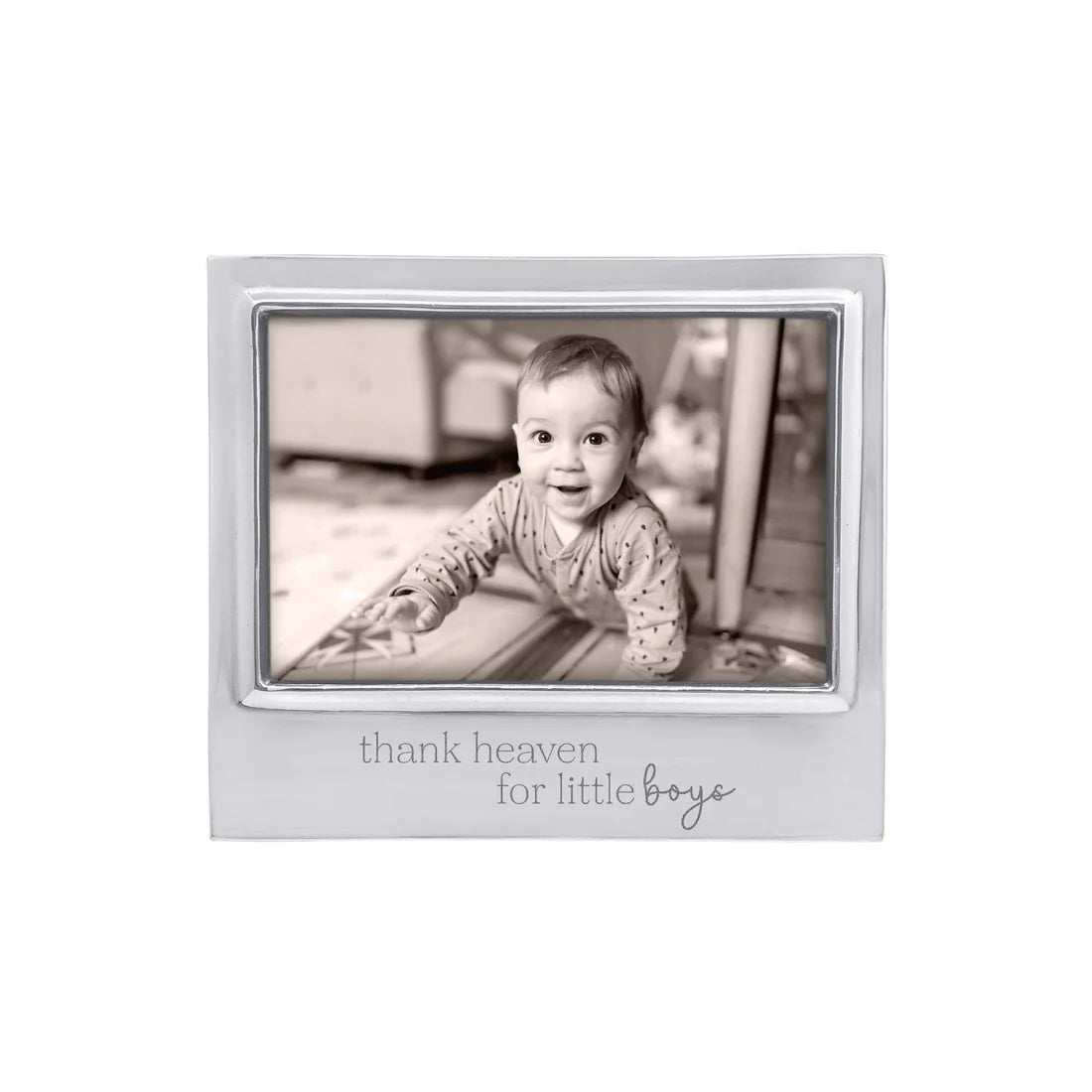THANK HEAVEN FOR LITTLE BOYS Signature 4x6 Frame