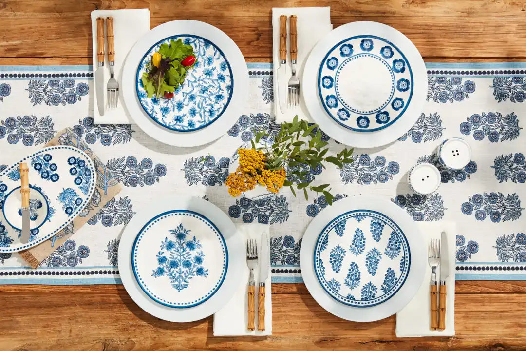 Cornflower Print Salad Plate