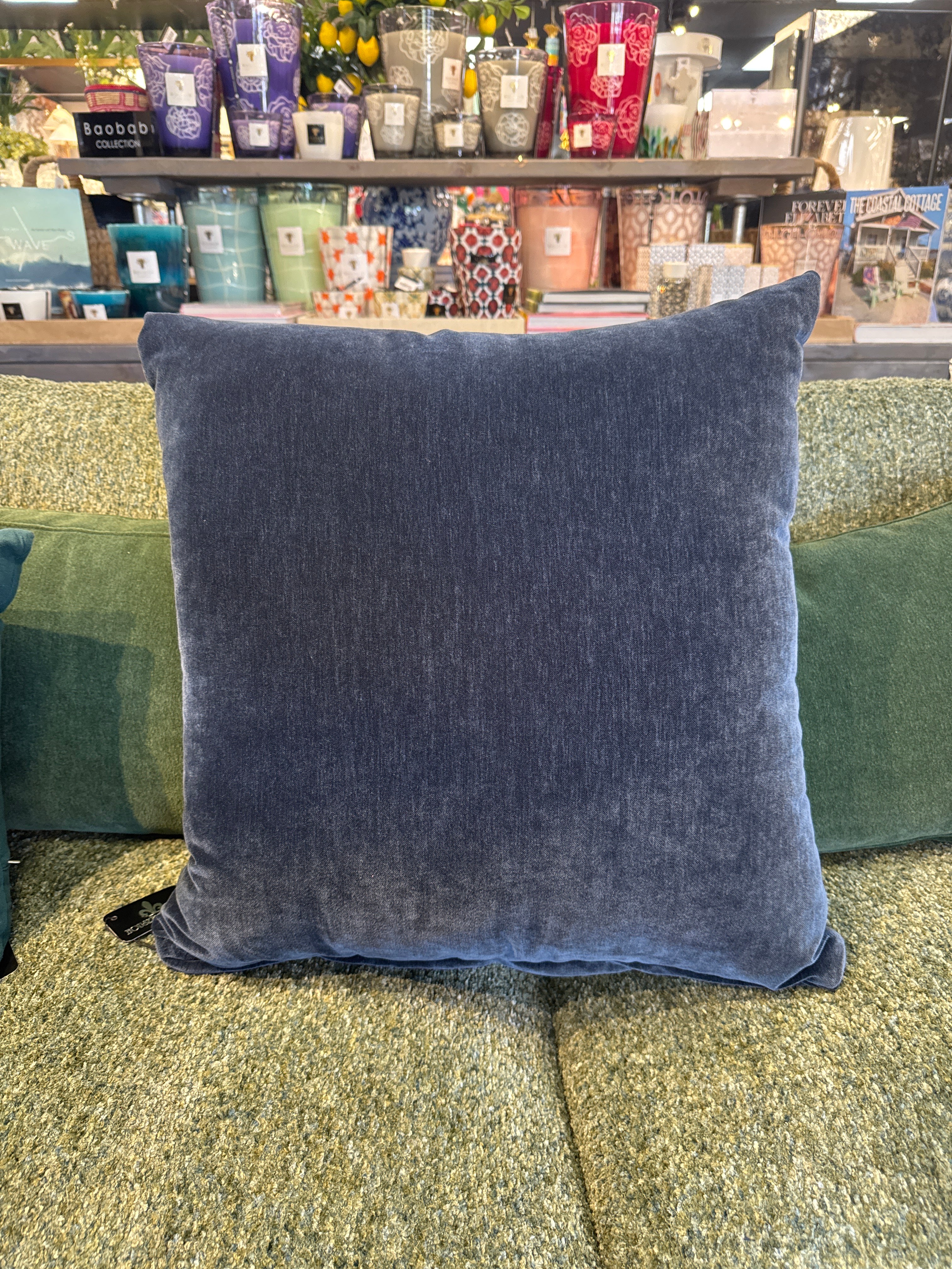 Blue Throw Pillow 22x22