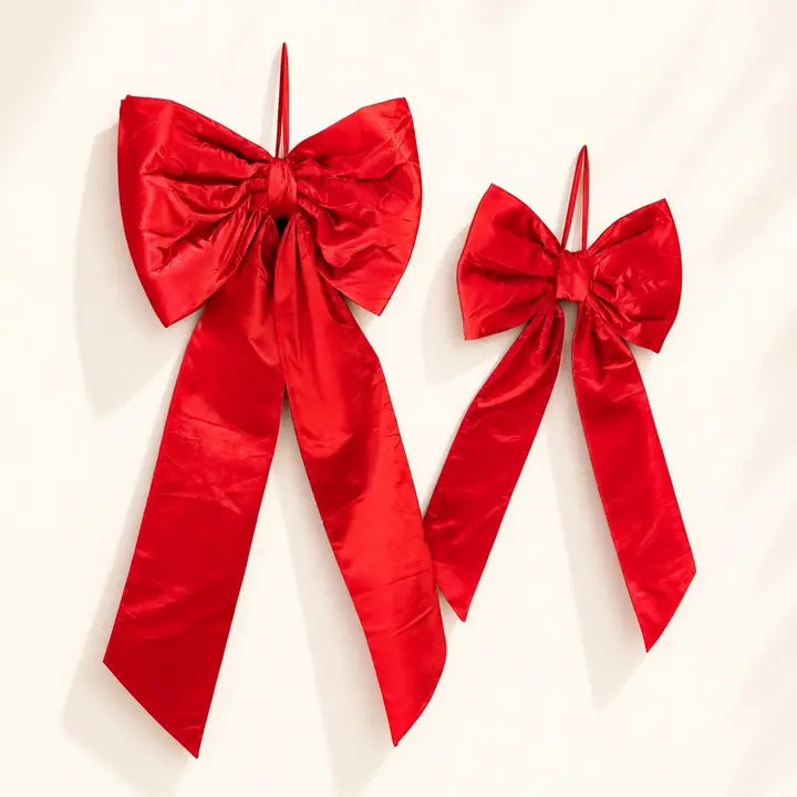 Oversized Ralph Red Velvet Bow Large