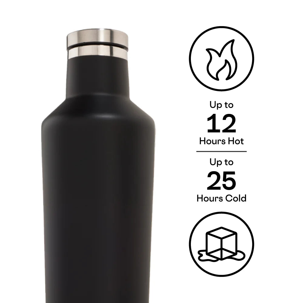 Classic Canteen Matte Black 25oz