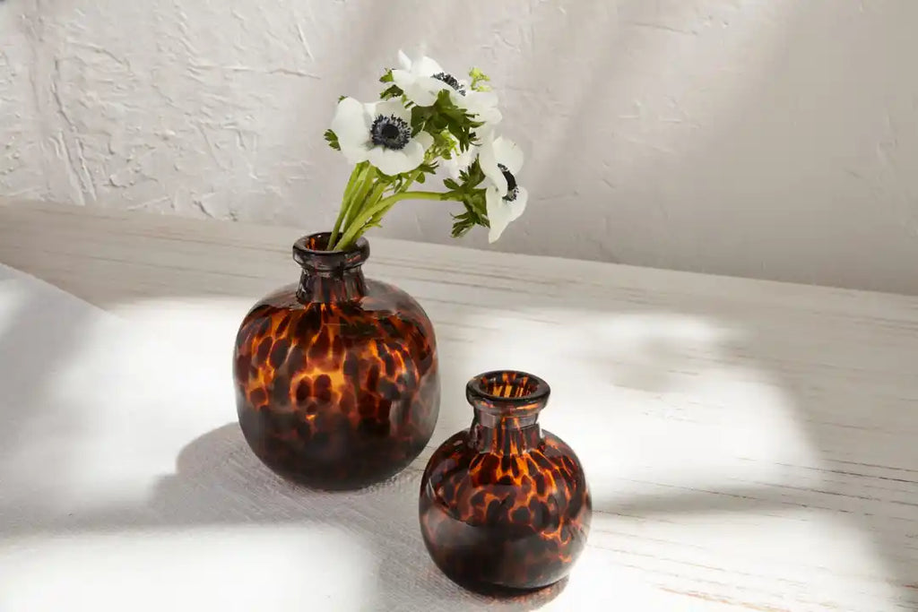 Small Tortoise Glass Vase