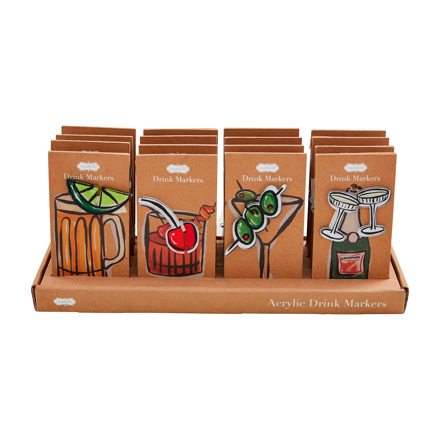 Acrylic Drink Marker Set