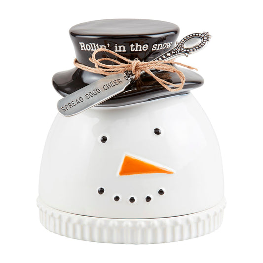 Snowman Cloche Set