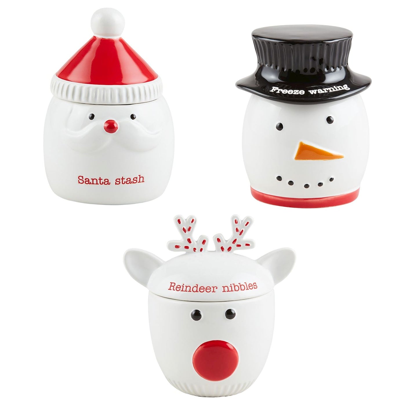 Santa Christmas Character Candy Jar