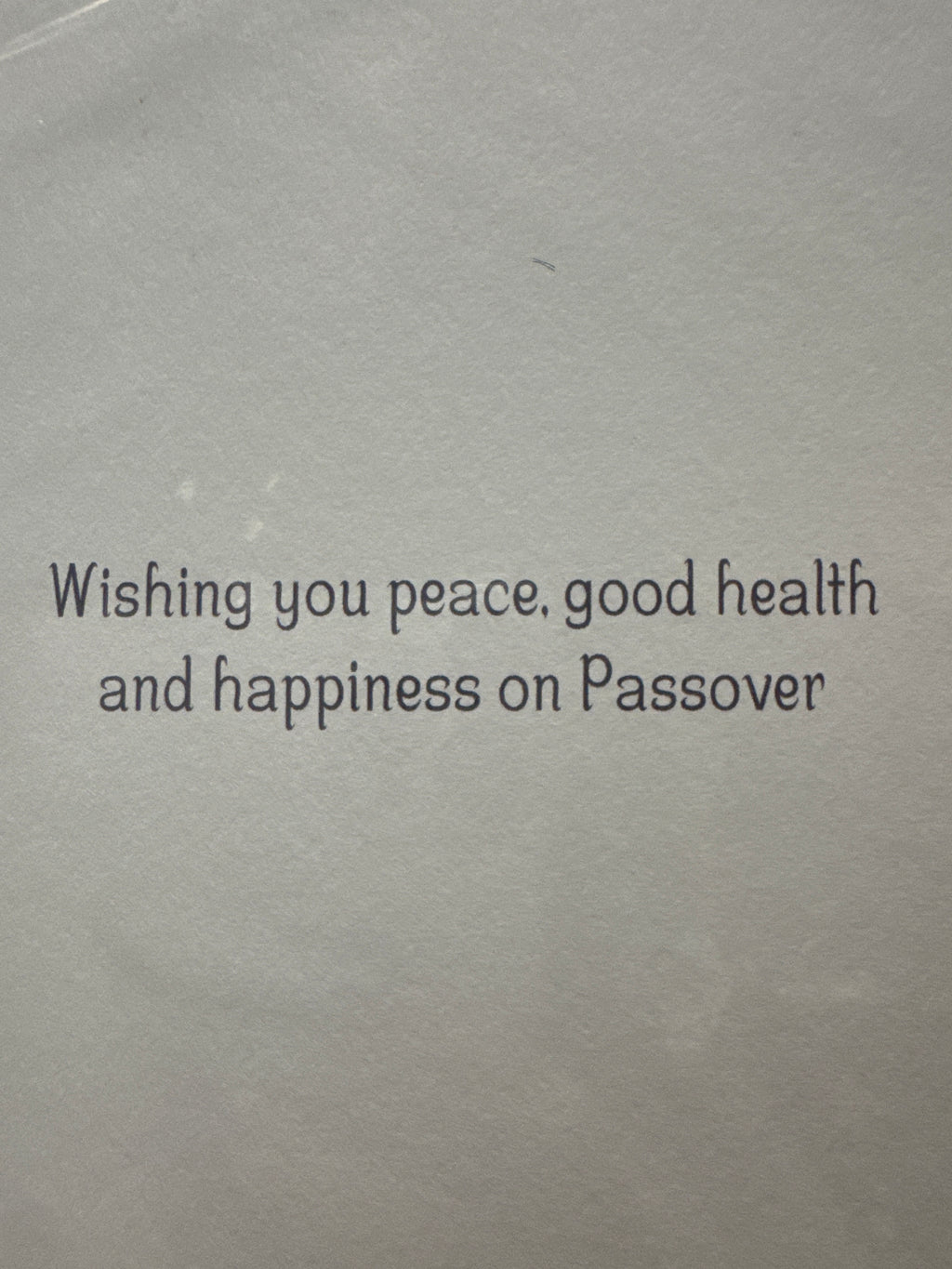 Happy Passover Card
