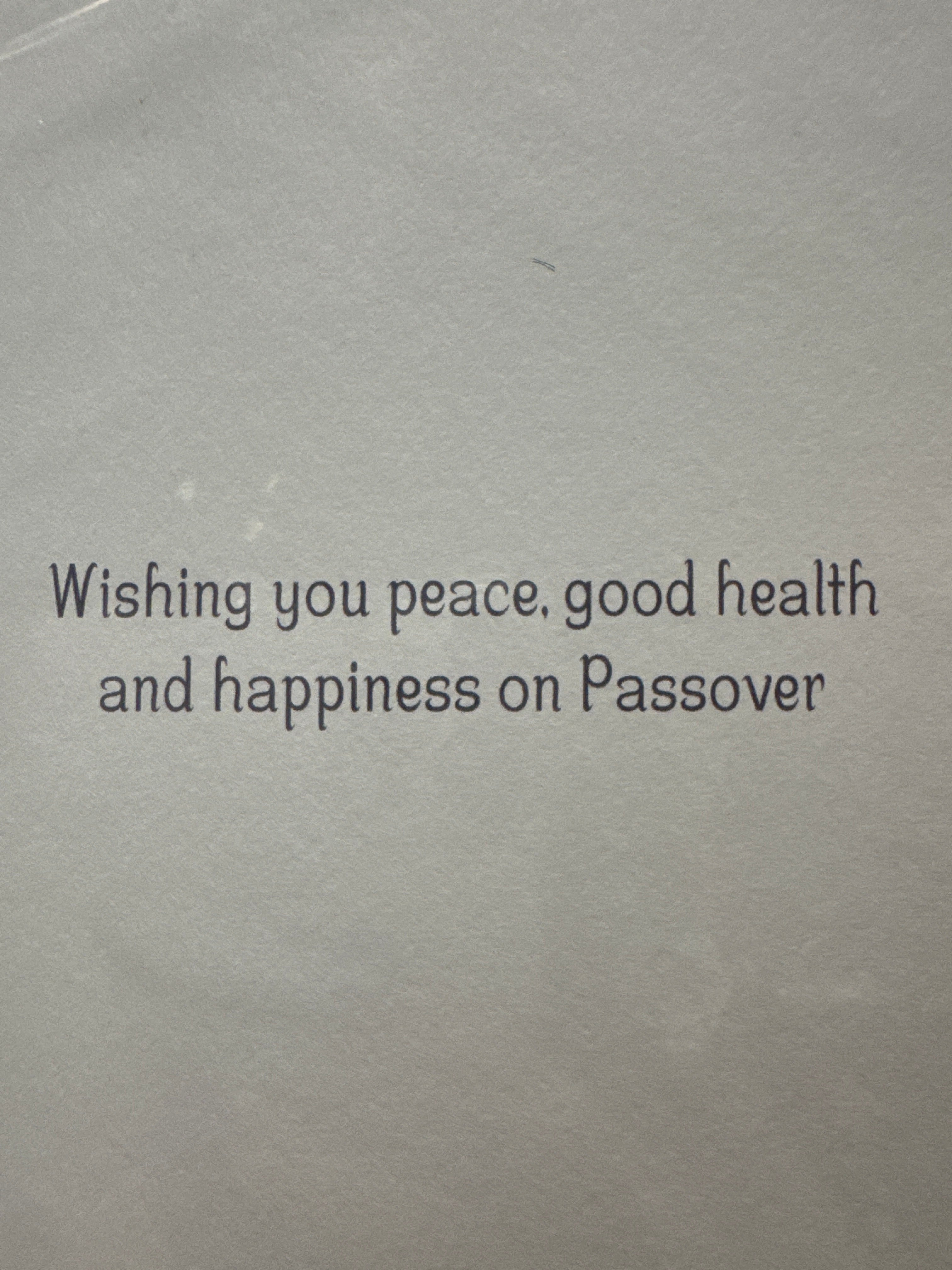 Happy Passover Card