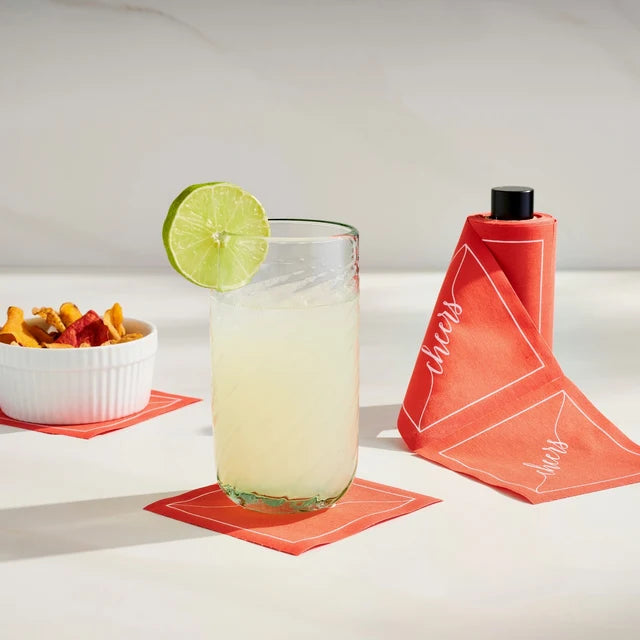 Black Matte Cocktail Napkin Stand