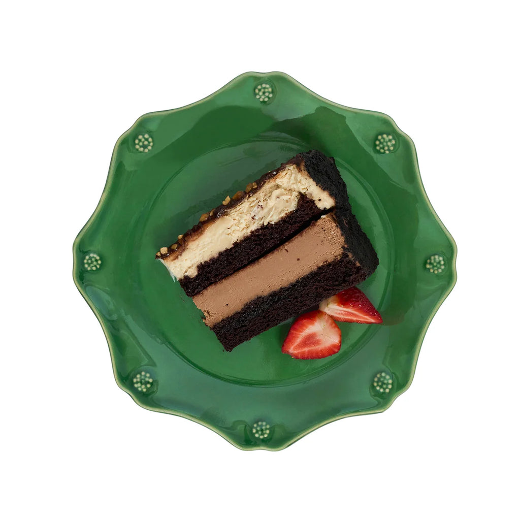 Scalloped Dessert/Salad Plate - Basil