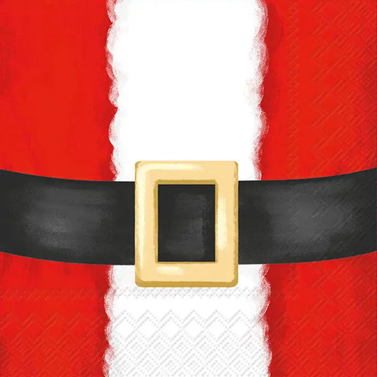 Paper Guest Napkins Pack of 20 Santa Suit Christmas