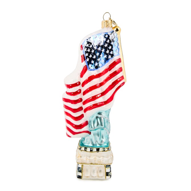 Statue of Liberty Glass Ornament