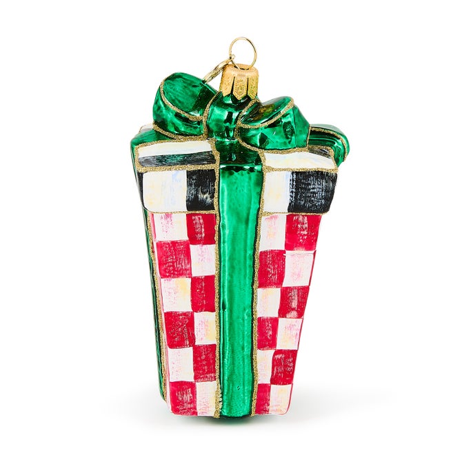 Check It Out Gift Glass Ornament