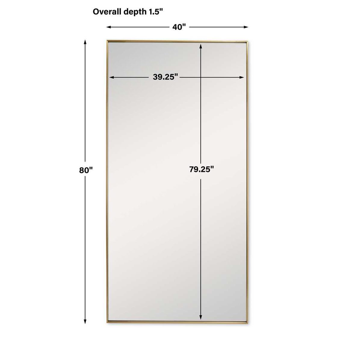 Harland Mirror - Brass