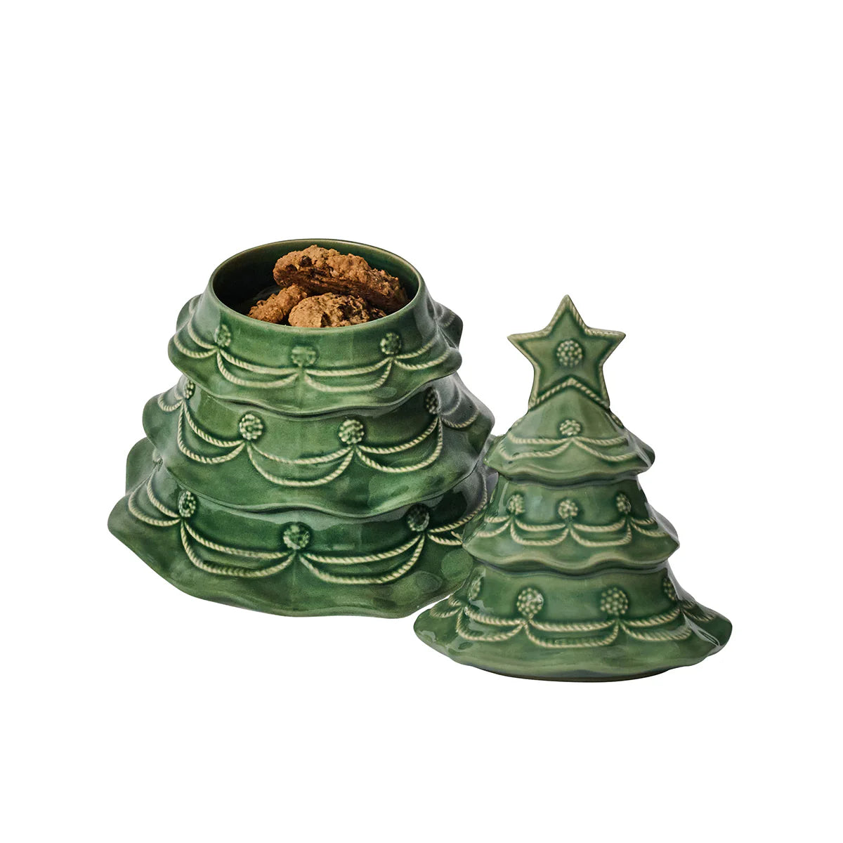 Christmas Tree Cookie Jar - Basil