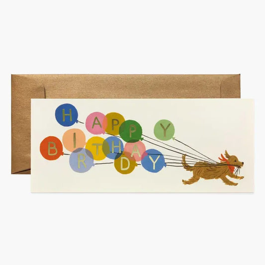 Balloon Birthday Card