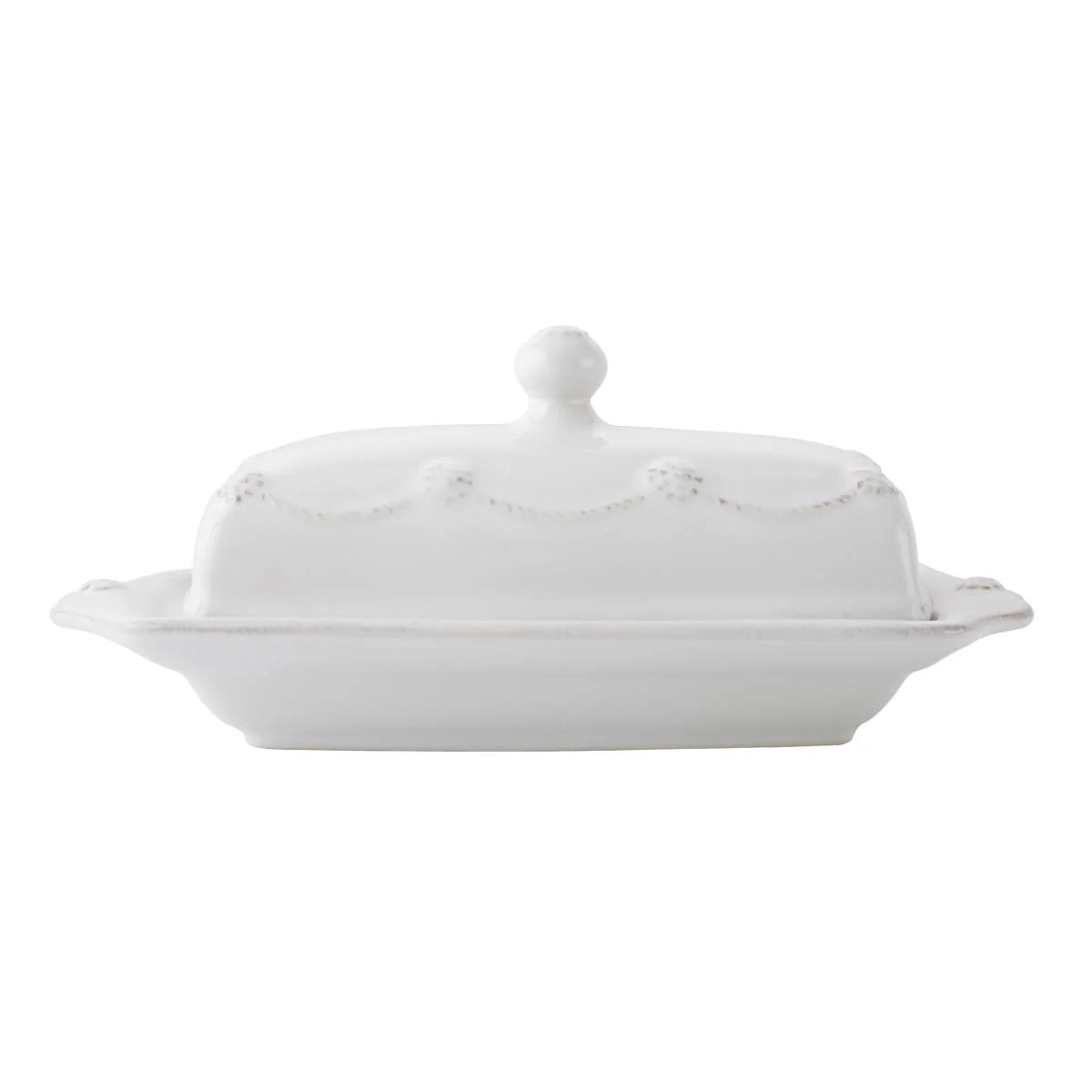 Berry & Thread  Butter Dish - Whitewash