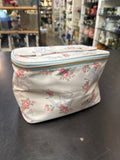 Blue Floral Make Up Bag