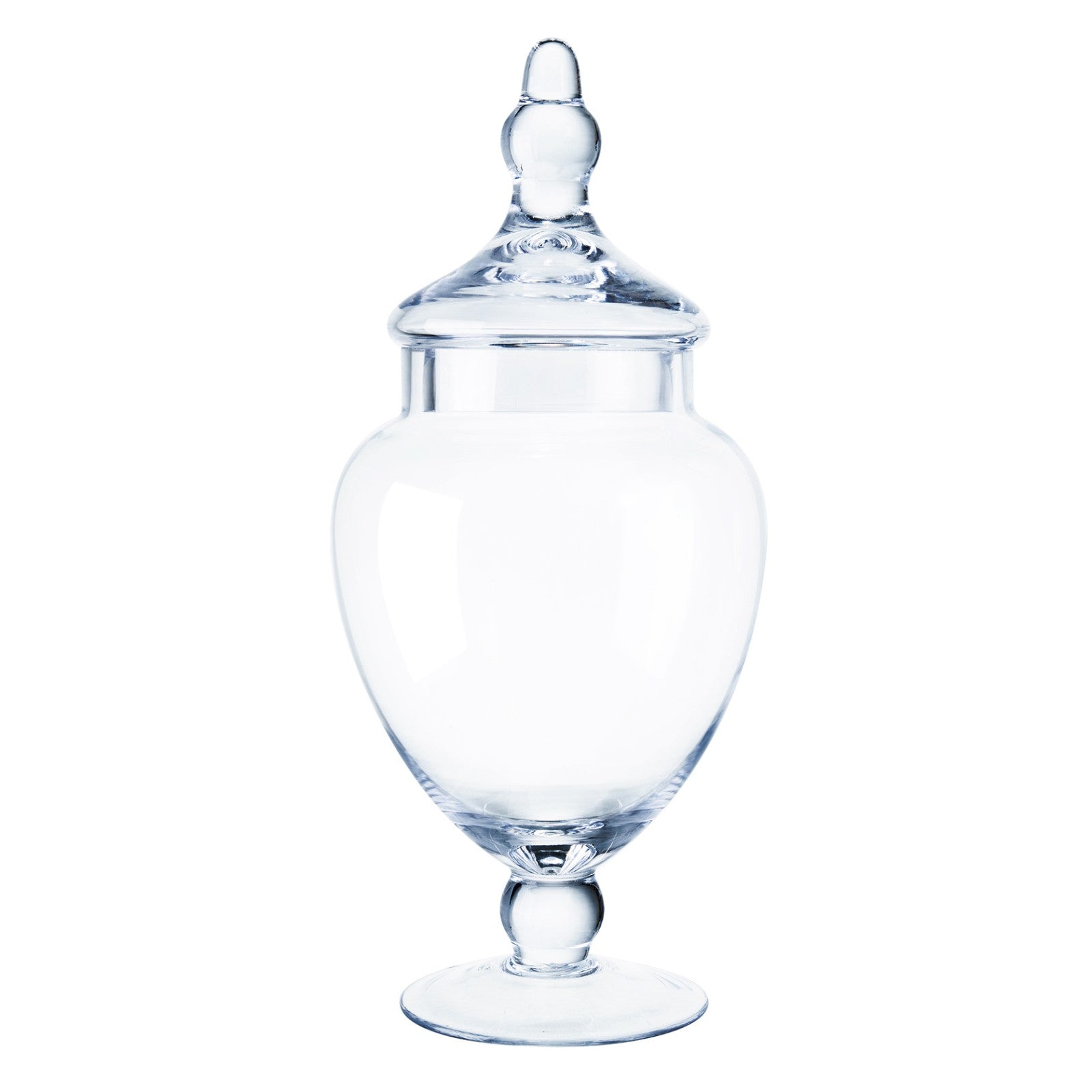 Clear Glass Round Jar 13.5"