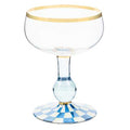 Royal Check Coupe Glass