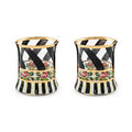 Maypole Black Tumbler Glass, Set of 2