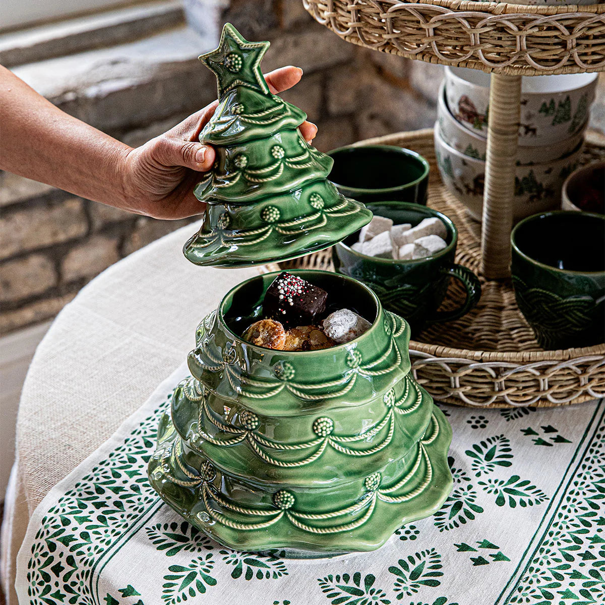 Christmas Tree Cookie Jar - Basil