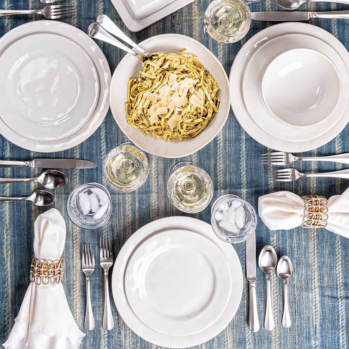 10" Serving Bowl - Whitewash