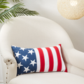 American Flag Pillow Oblong