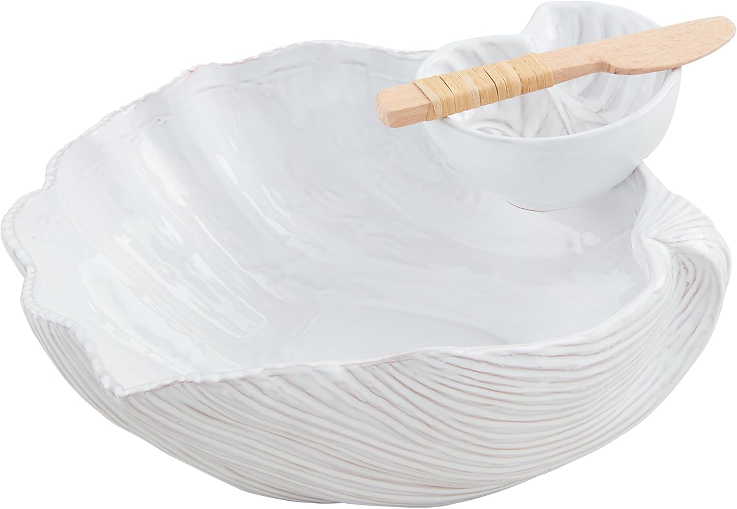 Figural Shell Chip And Dip