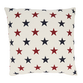Red And Blue Stars Pillow Square