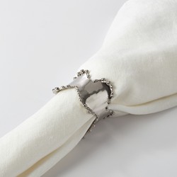 Classic Design Napkin Ring Silver