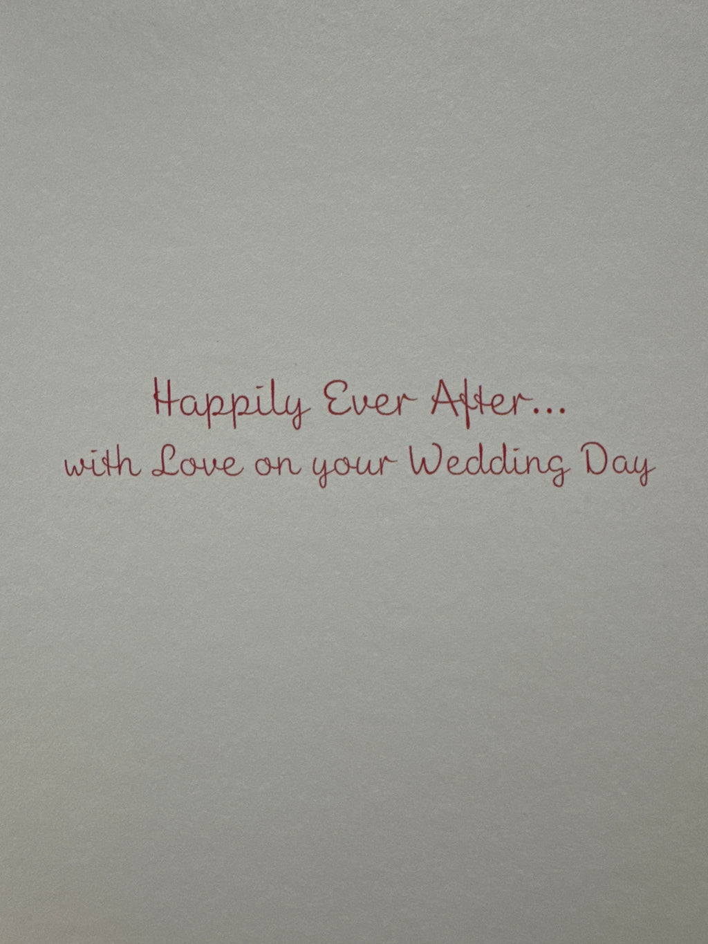 Just Married Card