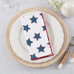 Whipstitch Stars Napkin